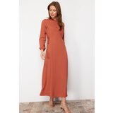 Trendyol Tile Waist Tie Tie Detailed Elastic At The End Of The Sleeve Aerobin Woven Dress | ePonuda.com