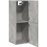 vidaXL Kupaonski viseći ormarić beton sivi 30x30x80 cm | shoptok.hr