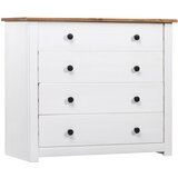 vidaXL Komoda bela 80x40x73 cm borovina Panama Range Cene