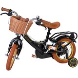 Volare dječji bicikl Ashley 12″ crne boje, s dvije ručne kočnice | shoptok.hr