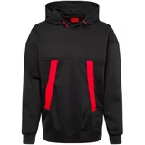 HUGO Red Sweater majica 'Dechnico' crvena / crna