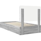  s od storage Siva Sonoma 90 x 190 cm Konstruirano drvo | shoptok.hr