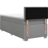  Boxspring krevet s madracem Svjetlosiva 90 x 200 cm Tkanina | shoptok.hr