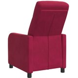  Fotelja s nagibom Vinska crvena Baršun | shoptok.hr