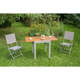 Gardenson Vrtni Stol Naxos, Zložljiv, Aluminij, 2 Kos | Shoptok.si