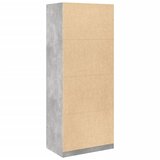  Ormar siva boja betona 80x50x200 cm od konstruiranog drva | Shoptok.si