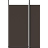 Sobna pregrada s 5 panela smeđa 250x220 cm od tkanine | Eponuda.ba