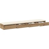  Nočne omarice Umetniški hrast Inženirski les 180 x 36,5 x 16,5 cm, (22007983) | Shoptok.si