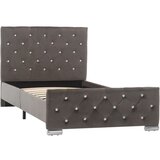  Okvir za krevet sivi baršunasti 90 x 200 cm | shoptok.hr