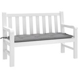  Jastuk za vrtnu klupu sivi 120 x 50 x 7 cm od tkanine Oxford | shoptok.hr