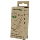 Swissten punjač eco pack 2x usb 23W/ bela Cene