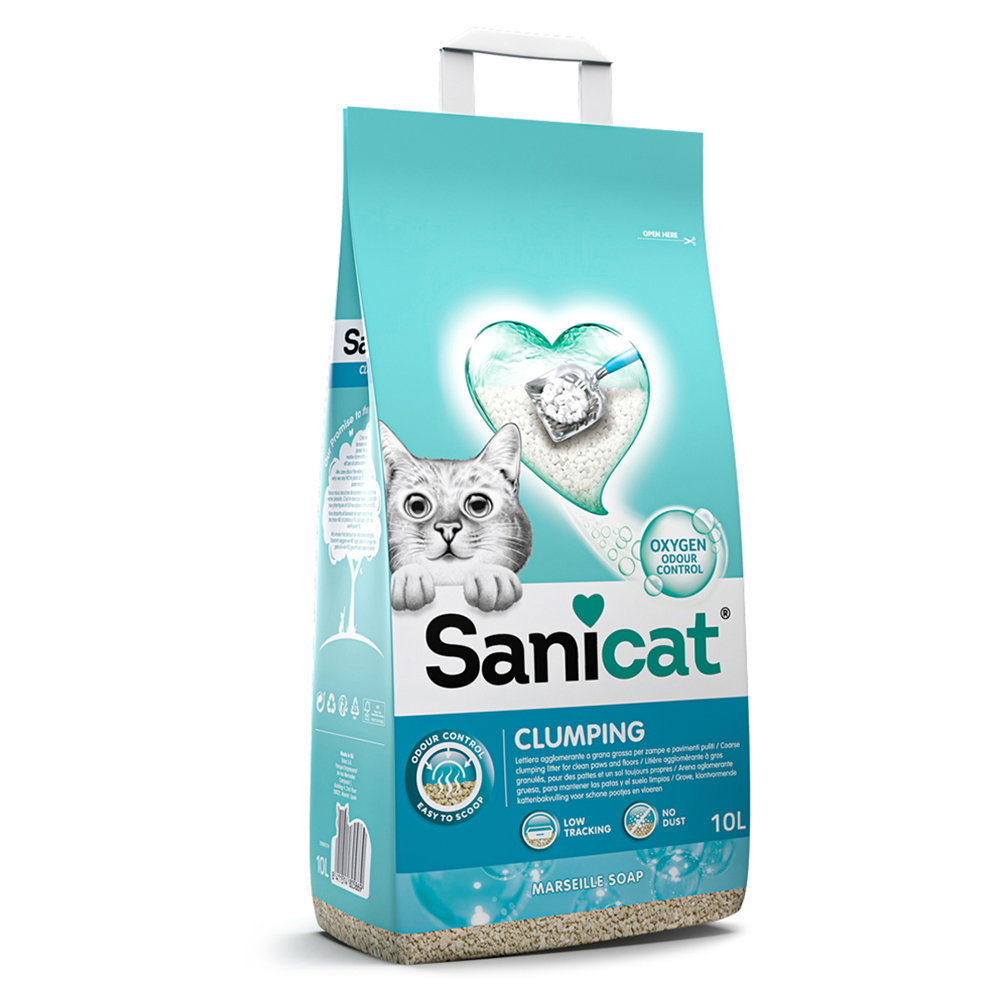 Sanicat posip za mačke clumping marseille 10 l Cene