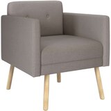  Ukrasna fotelja Sivosmeđa Tkanina | shoptok.hr