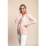 Fenzy Plus Size Pulover Z Okrasno Pentljo, Svetlo Roza | Shoptok.si