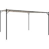 Sjenica bež 4 x 4 m 180 g/m² od tkanine i čelika | shoptok.hr
