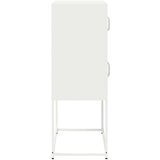 vidaXL Highboard White 68x39x107 cm Steel | Shoptok.si
