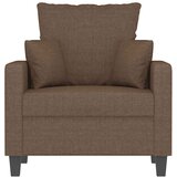  Fotelja smeđa 60 cm od tkanine | shoptok.hr