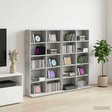 Cd ormar 2 kom. Betonska siva 65 x 23,5 x 97,5 cm | shoptok.hr