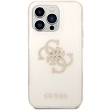 Guess gUHCP14XPCUGL4GGO ovitek za iPhone 14 Pro Max - prozoren z zlatimi bleščicami | Shoptok.si