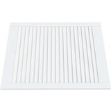  Vrata z letvicami 2 kosa trdna borovina bela 69x59,4 cm, (20823742) | Shoptok.si
