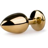 EasyToys - Anal Collection Metalno analni čep - zlatno/ljubičasti | shoptok.hr