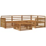 vidaXL Zunanja garnitura za sedenje 5 pcs Naravna Masiven les akacije, (5000281729) | Shoptok.si