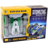  Automobil na daljinsko upravljanje s RC svjetlima, dim, drift, 360°, zelena | shoptok.hr