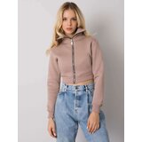 RUE PARIS Sweatshirt-RV-BL-7305.79-dark beige Cene