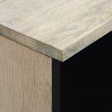 vidaXL Centri za zabavu i stalci za TV Bijela i crna 70 x 33.5 x 46 cm | shoptok.hr