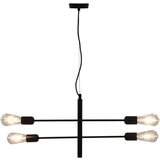  Stropna svjetiljka sa žaruljama sa žarnom niti 2 W crna E27 | shoptok.hr