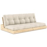 Karup Design Siva/bež lanena sklopiva sofa 196 cm Base – | shoptok.hr