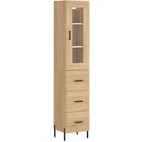 vidaXL Visoka omara sonoma hrast 34,5x34x180 cm inženirski les | Shoptok.si