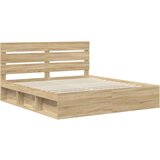  Okvir za krevet Sonoma 200 x 200 cm Čvrsto borovo drvo | shoptok.hr