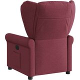  Naslonjač od tkanine crvena boja vina | shoptok.hr
