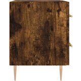 vidaXL Nočna omarica 2 kosa dimljen hrast 40x35x47,5 cm inženirski les | Shoptok.si