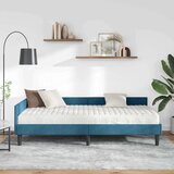  Kotni okvir postelje z matrico Drugo 2 pcs Modra Žamet, (5000123191) | Shoptok.si