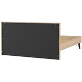 Tvilum Zakonska postelja v hrastovem dekorju z letvenim dnom 160x200 cm v naravni barvi Ry – | Shoptok.si