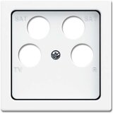 Busch-Jaeger centralni disk studio bela 1743/10-04-84, (20890416) Cene