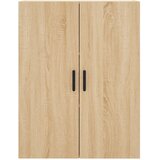  Visoka komoda hrasta sonome 69,5x34x180cm od konstruiranog drva Slike