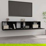 TV ormarići 2 kom crni 80 x 30 x 30 cm od konstruiranog drva | shoptok.hr