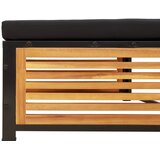  Vrtni tabure s jastukom 68 x 68 x 30 cm masivno bagremovo drvo | Eponuda.com
