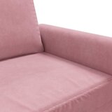  Trosjed ružičasti 180 cm baršunasti | shoptok.hr