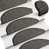 vidaXL Samolepilne preproge za stopnice sisal 15 kos 56x20 cm antracit Cene