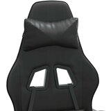  Igraća stolica od umjetne kože crna | shoptok.hr