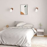 vidaXL nočna omarica 2 kosa bela 40x31x40 cm trdna borovina | Shoptok.si