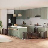 VidaXL Vrata za pse s vratašcima 15 panela sklopiva 750 cm drvo topole VidaXL Vrata za pse s vratašcima 15 panela sklopiva 750 cm drvo topole Slike