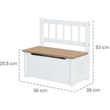 Roba Bijela dječja klupa Woody – | shoptok.hr