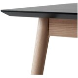 Hammel Furniture Raztegljiva jedilna miza z dodatno ploščo in s črno mizno ploščo 90x165 cm Meza – | Shoptok.si