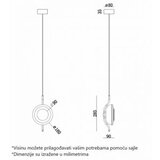 Bb Link Monari 20 visilica 1,5W 3000K | ePonuda.com