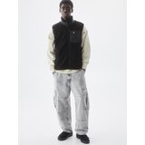 Pull&Bear Prsluk crna / bijela | shoptok.hr